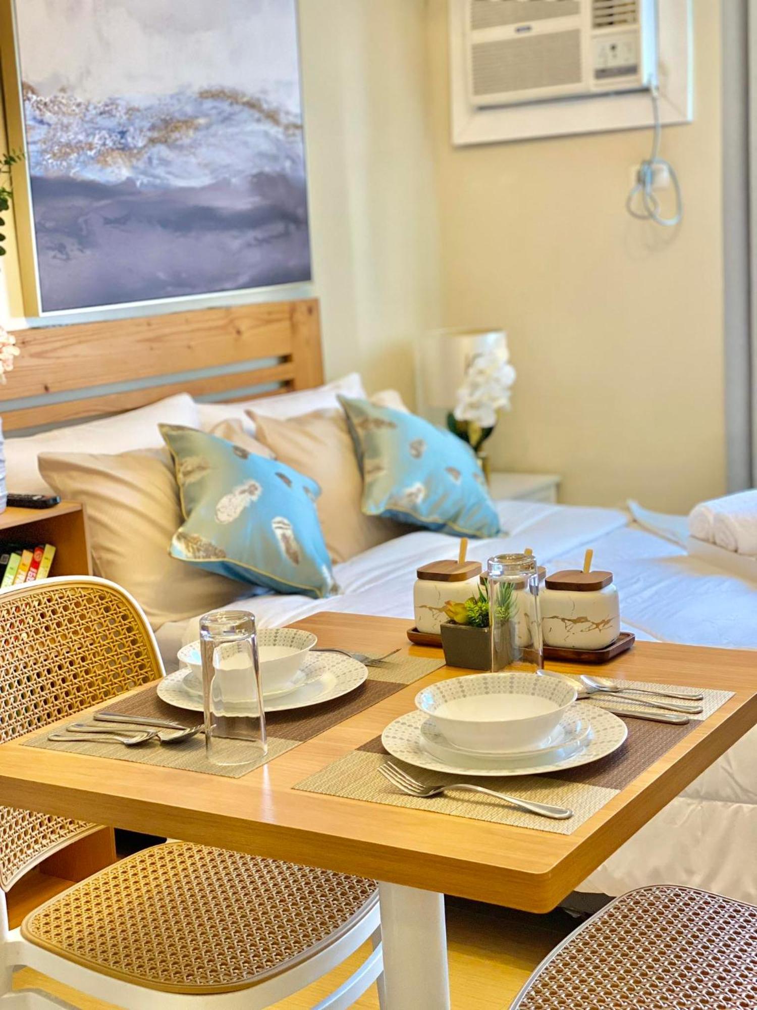Cozy Studio In Metro Davao With W&D, Pool, & Gym ภายนอก รูปภาพ